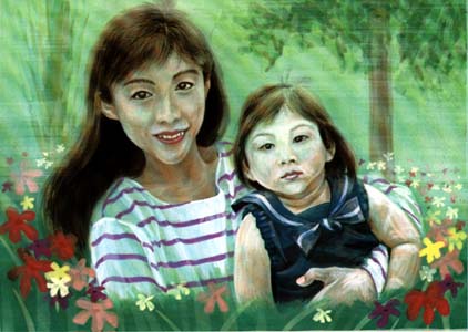 Actress ISHII MEGUMI & Her Son Yuppie